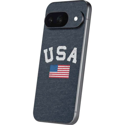 USA with American Flag Google Pixel 9 Skin